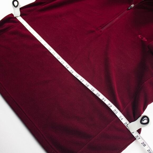 Champion Men's Pullover Size XL Red Fleece Sport Athletic Quarter Zip - Picture 14 of 14